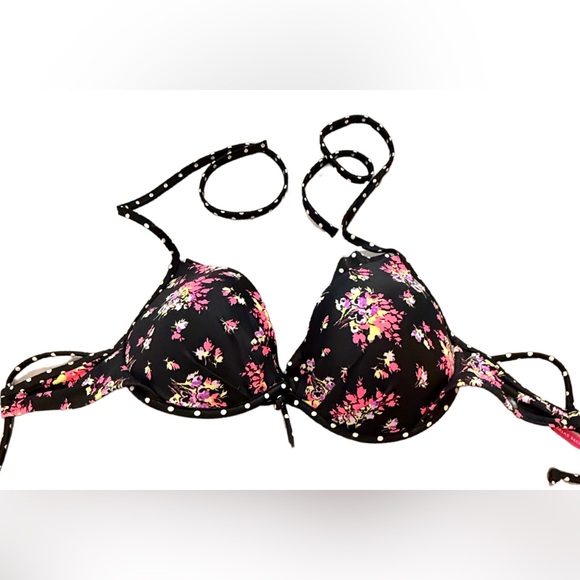 Retiring Soon! Victoria’s Secret Bikini Bra Top 32D with Ruffle Polkadots - Picture 7 of 11